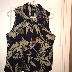 Harley Davidson button up